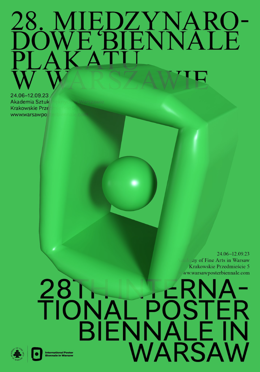 Plakat 28. Międzynarodowego Biennale Plakatu w Warszawie